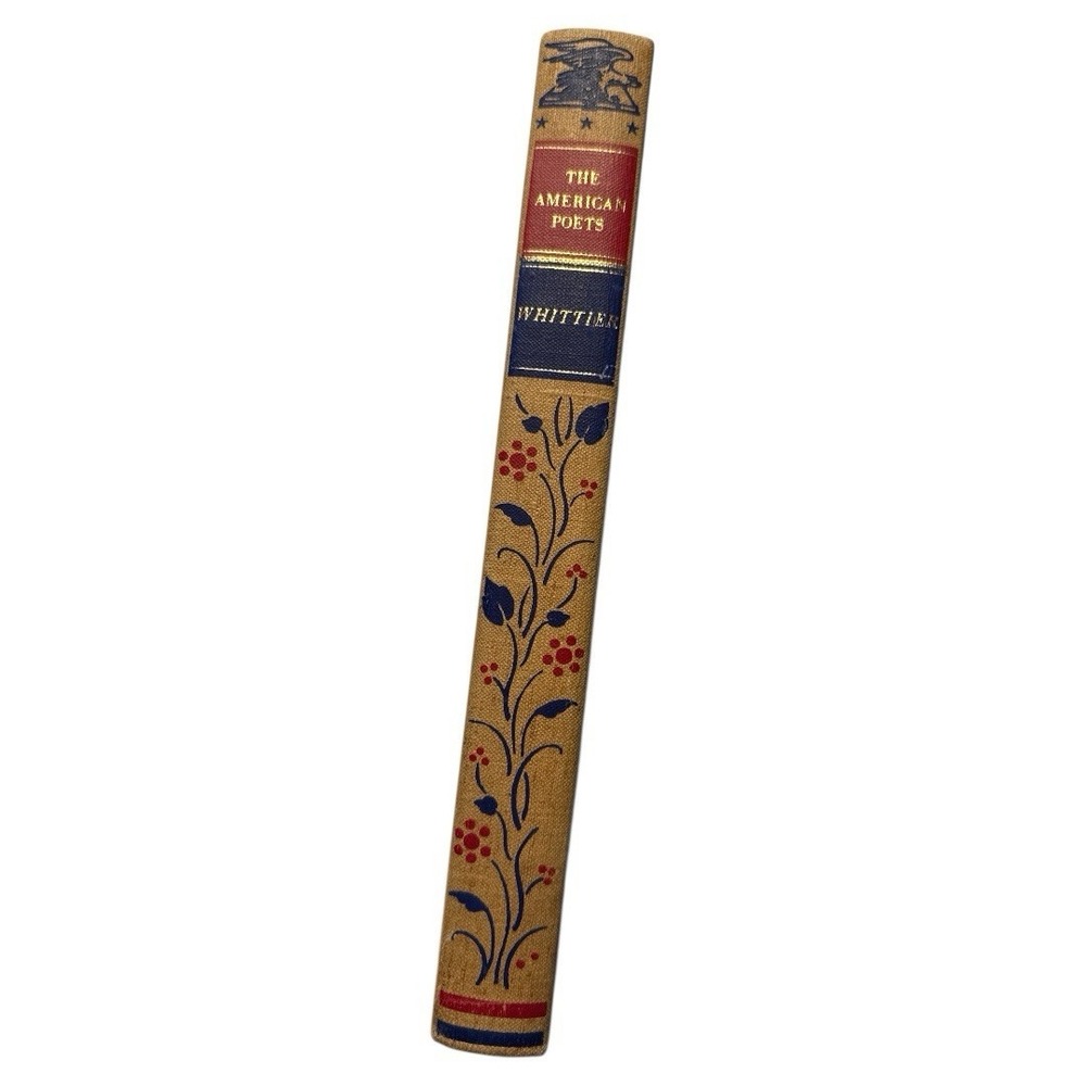 The American Poets WHITTIER 1945 Heritage Press Vintage Poetry Book Hardcover